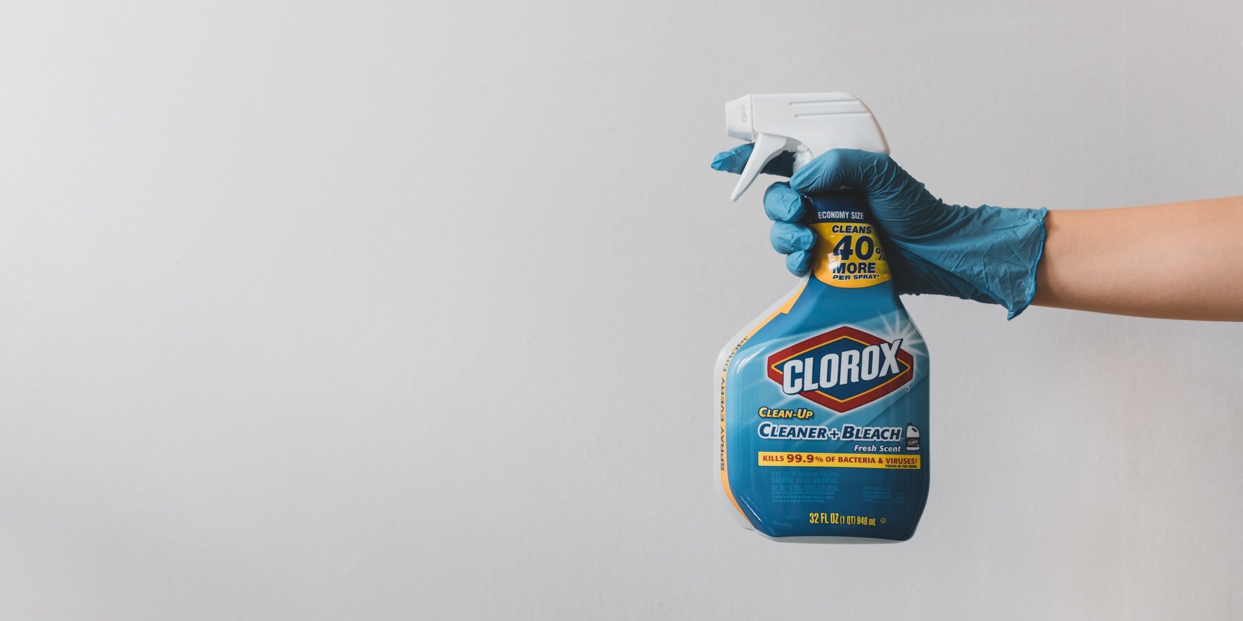 clorox cleaner pink mold