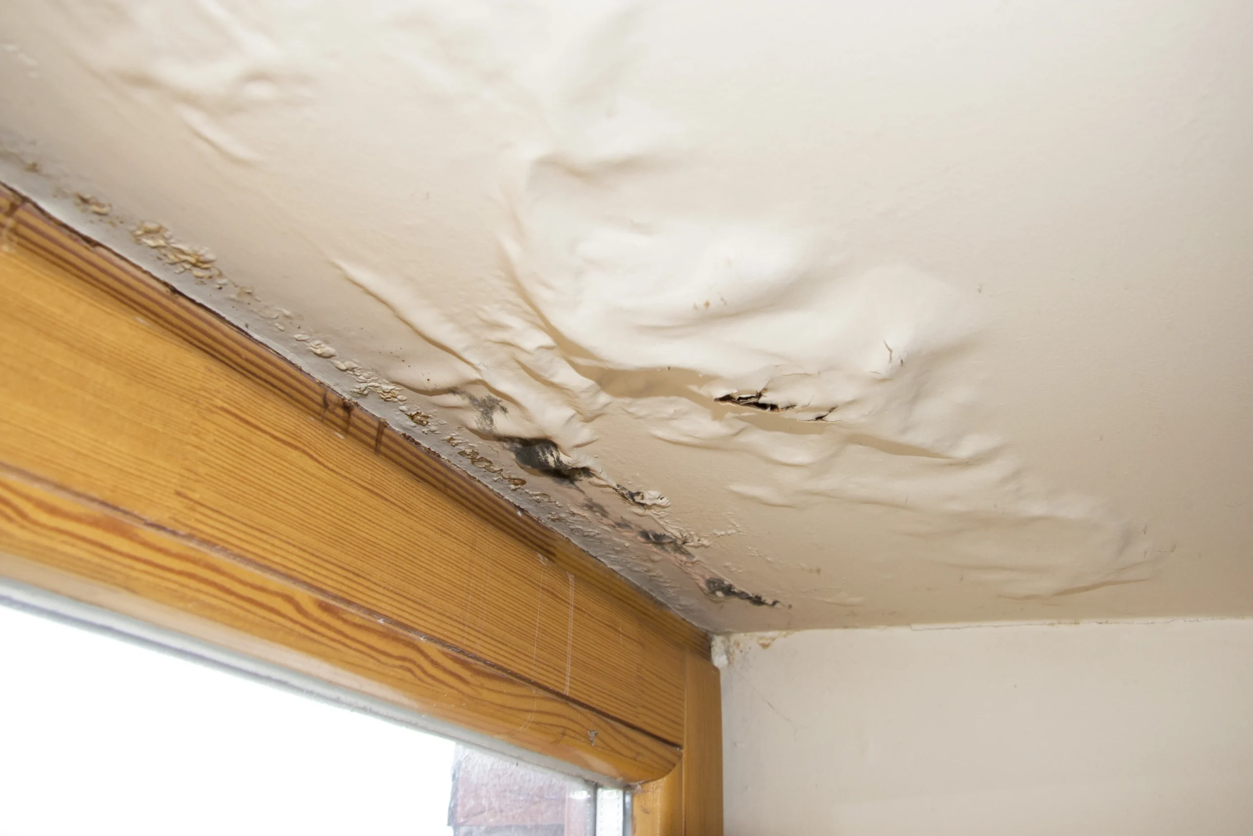 ceiling water damage scaled