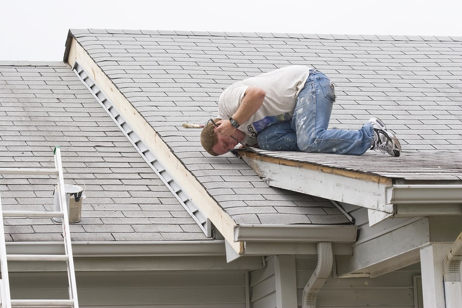 roof leaks when it rains hard min