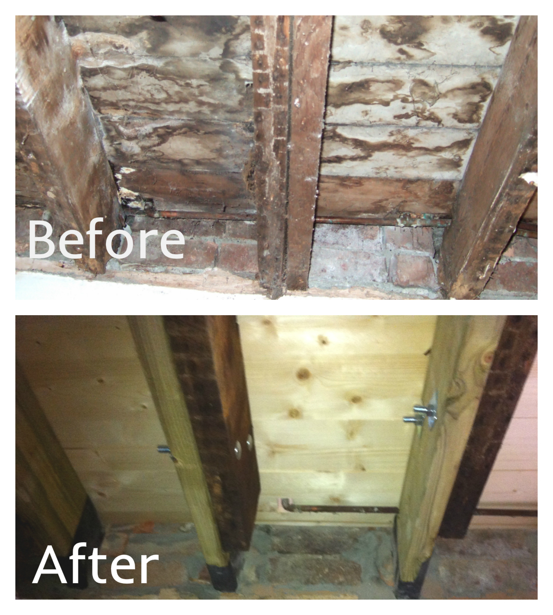 Water damage Joists repairs Cardiff